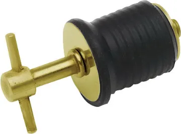 SEASENSE 1 THREADED BRASS DRAIN PLUG W/T-HANDLE  MFG# 50032312