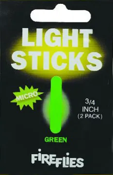 HAWKEN MICRO GLOW STICKS GREEN 2/PK GREEN(MIN ORDER 50PK) MFG# GS34-GR(2PK)