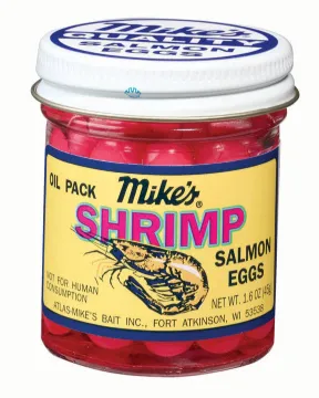 MIKES DELUXE EGGS SHRIMP (PINK)---NEW SIZE 16OZ---  MFG# 1000
