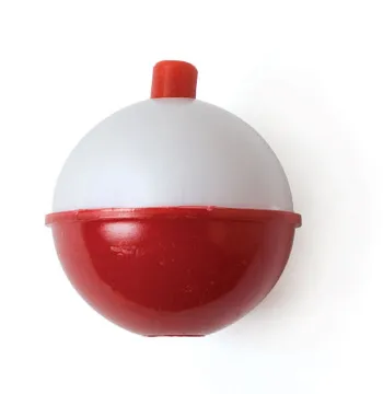 EAGLE CLAW 1-1/2 SNAP-ON ROUND FLOAT  RED/WHITE W/UPC TAG(MIN ORDER 50EA) MFG# 07140-004(EA)