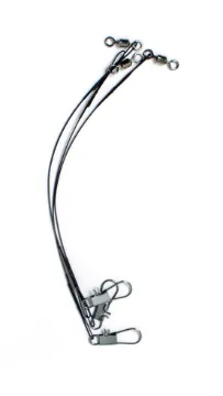 EAGLE CLAW 18 BLACK WIRE LEADER 30# 3/PK (MIN ORDER 12EA ) MFG# 08012-007(EA)