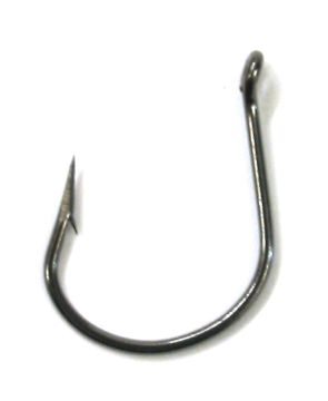 E.CLAW LAZER WACKY WORM SZ 2/0 PLAT.BLACK WIDEGAP HOOK CP=5