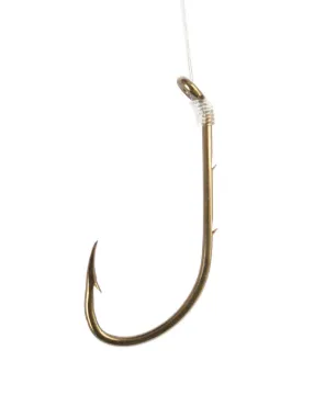 EAGLE CLAW SZ-1 DOUBLE SNELLED HOOK PLAIN COLOR-BRONZE SHANK 6/PK(MIN ORDER 12PK) MFG# 140-1(EA)