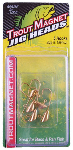 Triple S Sporting Supplies. LELAND'S LURES - TROUT MAGNET JIG HEADS - LEAD  FREE - 1/64OZ - 5PK - GOLD