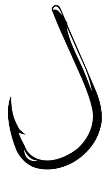 GAMAKATSU SZ2 LIVE BAIT HOOK LIGHT WIRE NS BLACK 8/PK  MFG# 220409