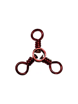 E.Claw 3-WAY SWIVEL-sz 8, 8/pk RED#01154-008 cp=12