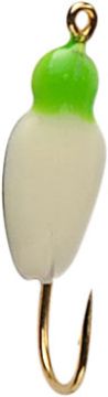 CJ&amp;S DEMON JIG SZ6 2PK LIMECHART/GLOW BRITE