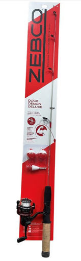 Triple S Sporting Supplies. ZEBCO DOCK DEMON DELUXE RED 36 M SP COMBO  6# Reg$11.99