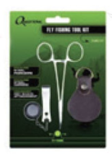 Triple S Sporting Supplies. Quarrow Fly Fishing Tool Kit Stainless steel  forceps nipper zinger leader straightor MFG# 6223