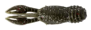 Great Lakes Finesse GLF 2.5" Juvy Craw 7/pk-Green Pumpkin Red Floating GLFJC250-02F