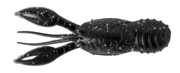 Great Lakes Finesse GLF 2.5" Juvy Craw 7/pk-Matte Black Floating GLFJC250-09F