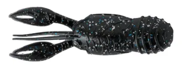 Great Lakes Finesse GLF 2.5" Juvy Craw 7/pk-Black Blue Floating GLFJC250-24F