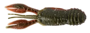 Great Lakes Finesse GLF 2.5" Juvy Craw 7/pk-Green Pumpkin Orange Belly Floating GLFJC25-25F