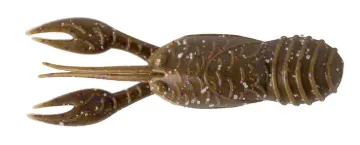 Great Lakes Finesse GLF 2.5" Juvy Craw 7/pk-Grn Pumpkin Purp Copp Flk Floating GLFJC25-27F