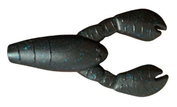 Great Lakes Finesse GLF SNACK CRAW 2.1" (6PK) BLACK BLUE GLFSC210-24F