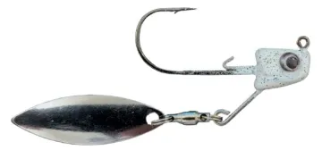 Great Lakes Finesse GLF Sneaky Underspin 3/8oz-3/0 White Shad GLFSU38-23