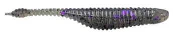 Great Lakes Finesse GLF Drop Minnow - 3 1/4 IN - 8 Pack Smoke Clear Purple Flake , #GLFDM325-05