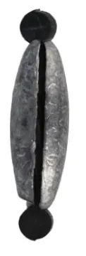 (Min ord 12pc) Eagle Claw TWIST-LOCK SINKER-1/2 OZ,  3/pk,  cp=12