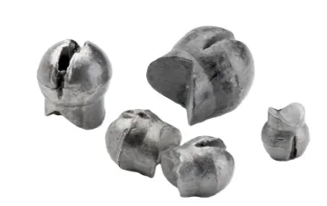 (Min12 ea)) BULLET WEIGHT REUSABLE SPLIT SHOT (LEAD) size 3/0, 40 pc/BG #SSR30
