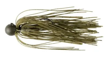 Great Lakes Finesse GLF Finesse GLF Jig - 1/8 OZ Matte Green Pumpkin , #GLFFJ18-12