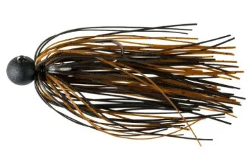 Great Lakes Finesse GLF Finesse GLF Jig - 1/8 OZ Matte Black Brown , #GLFFJ18-31