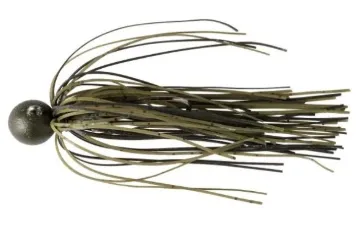 Great Lakes Finesse GLF Finesse GLF Jig - 1/8 OZ Matte Green Pumpkin Black , #GLFFJ18-32