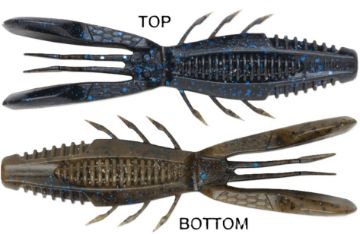 Picture of CrushCity Bronco Bug 4  Black Blue Green Pumpkin  4inch 6/pk CCBRB4BBGP CP=4