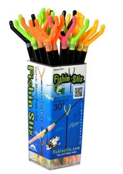 FISH STIX TELESCOPIC ASST COLOR SINGLE UNIT ONLY CP=24