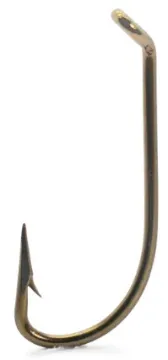 MUSTAD HOLLOW POINT LIMERICK HOOK TURNEDDOWN BALL EYE 5XSTRONG BRNZ 100 HKS/ BX MFG# 7970-BR-8
