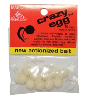 MAGIC CRAZY EGGS 10/PK WHITE  MFG# 33137