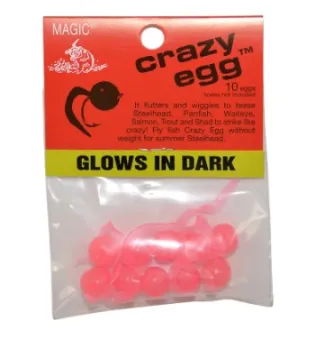 MAGIC CRAZY EGGS GLOW FLO PINK  MFG# 33280