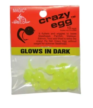 MAGIC CRAZY EGGS GLOW FLO CHARTREUSE 10/PK  MFG# 33281