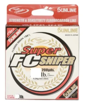 SUNLINE SUPER FC SNIPER -P 8NATURAL CLEAR200 YD10 LB  MFG# 63038914