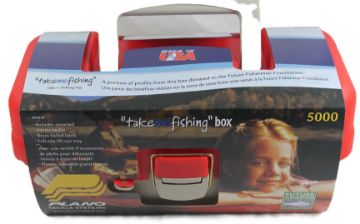 Picture of PLANO TAKE ME FISHING TACKLE BOX W/ASSORTED TACKLE  MFG# 5000-00