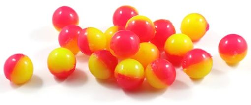 Picture of CLEARDRIFT - SOFT BEADS - 50/50 - 10MM - GLOW HOT PINK/GLOW CHARTREUSE - 15 PACK
