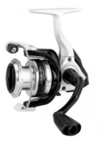 Picture of "Okuma Aria spin reel BLACK,  M 8/200yd 5:1 7.8oz 1bb BULK CP=20"