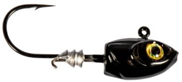 Picture of Z-MAN MICRO SHAD HEADZ 1/32 OZ BLACK 4 PACK