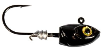 Picture of Z-MAN MICRO SHAD HEADZ 1/8 OZ BLACK 4 PACK