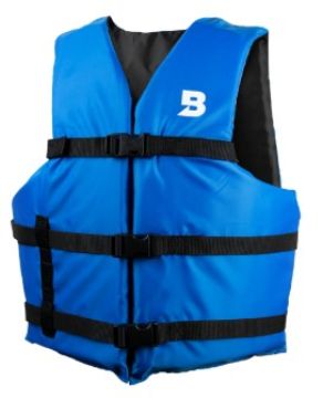 Picture of "Bluestorm® Type III Gen Boating Vest , Deep Blue, Universal (Adult 30-56"" Chest) #BS-165-BLU-U"