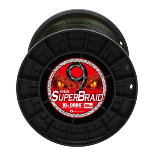 YOZURI SUPER BRAID dark green 20LB 3000YD BULK SPOOL Model#YZ SB 20LB DG 3000YD,cp=1