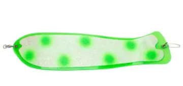 "MICHIGAN STINGER KINGFISHER FLASHER-12""-GREEN DOUBLE CRUSH GLOW"