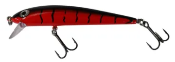 BAY RAT LURES - SHORT SHALLOW - 3.5IN - 4-8' DEPTH 1/4 OZ - RED SQUIGGLES