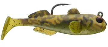 LUNKERHUNT LUNKER GOBLIN - 2.5 IN - 3/8OZ - 3PK - OLIVE CHARTREUSE