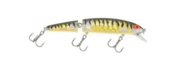 Bomber 15 Jointed Long A - 4 1/2 IN - 5/8 OZ Gold Prism Black Orange #BMB15JGPTBRO CP=3