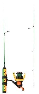 13 Fishing BOLD Spinning Ice Combo - 26" Medium Light Firetiger, 2bb reel, #BLDSC-26ML CP=2