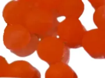 CATALYST BEADS - 8MM - 25PK - BLAZE - (BRIGHT ORANGE)