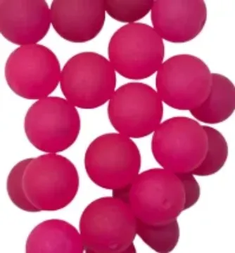 CATALYST BEADS - 8MM - 25PK - COHO CRAZE - (BRIGHT PINK CERISE)