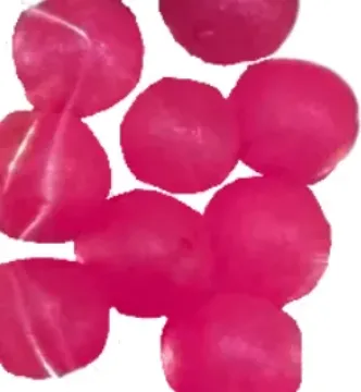 CATALYST BEADS - 12MM - 12PK - COHO CRAZE PURPLE PEARL - (BRIGHT PINK CERISE PURPLE PEARL)
