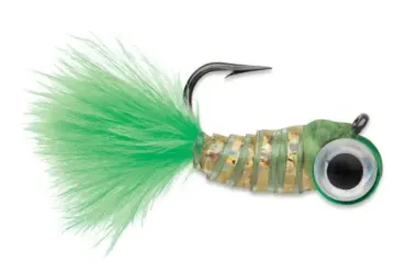 VMC Tungsten Gym Jig 1/16 Green Flash #TGJJ116GRNF CP=4