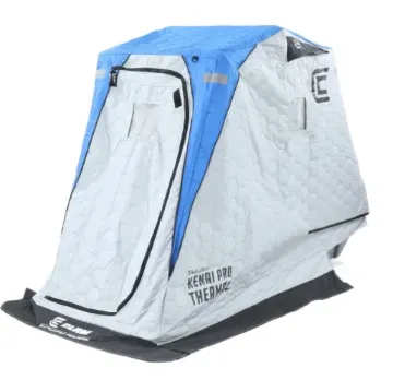 Clam Kenai Thermal-1 Angler FishTrap Flip shelter 37x90x64in, packed 49x37xx25